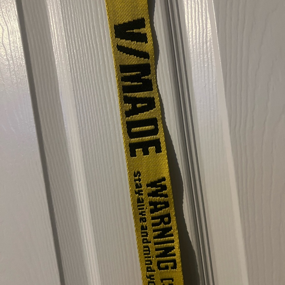 Yellow y2k belt